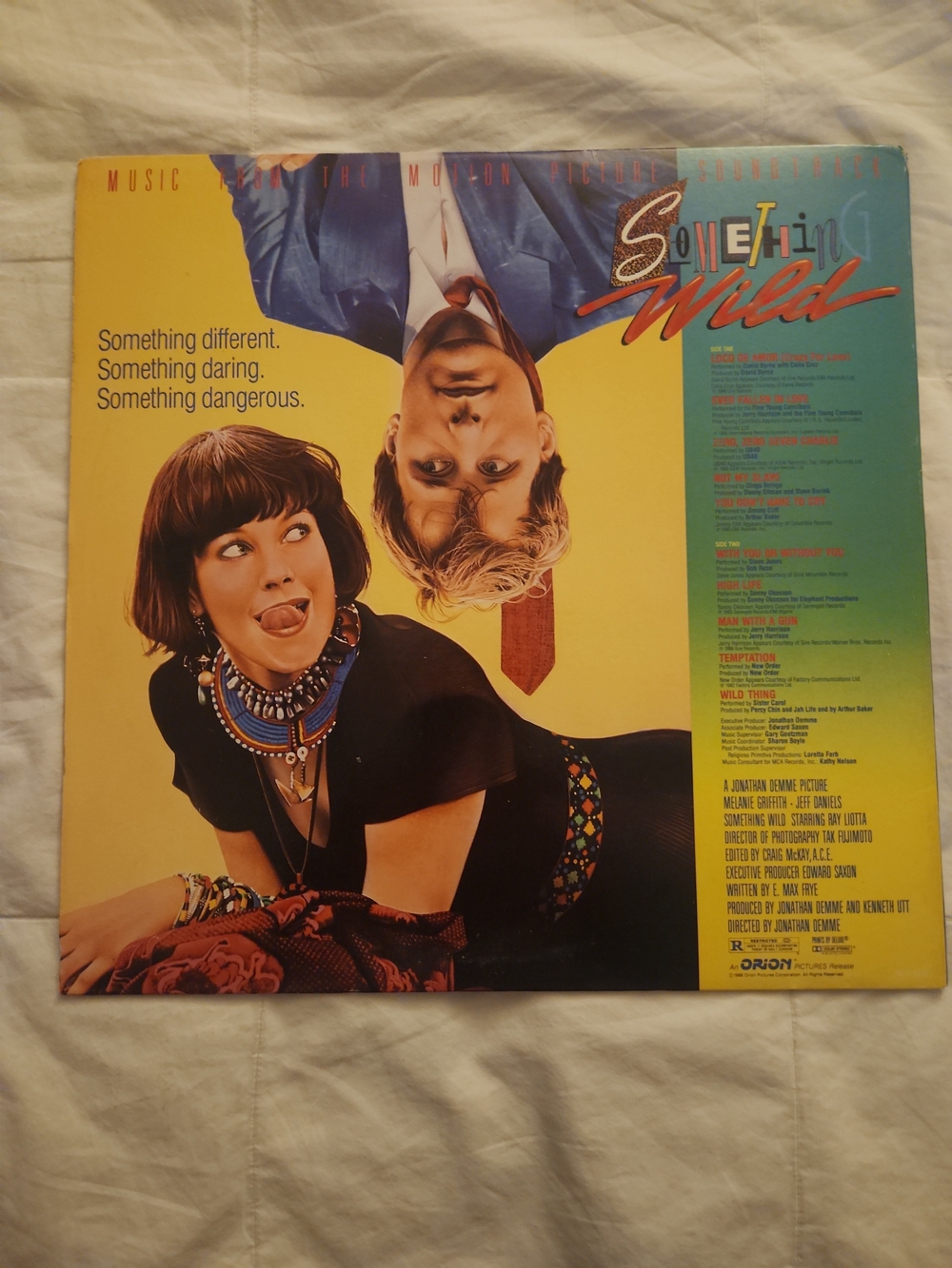 Something Wild Original Motion Picture Soundtrack Vinyl - DJ COPY NEVER PLAYED M